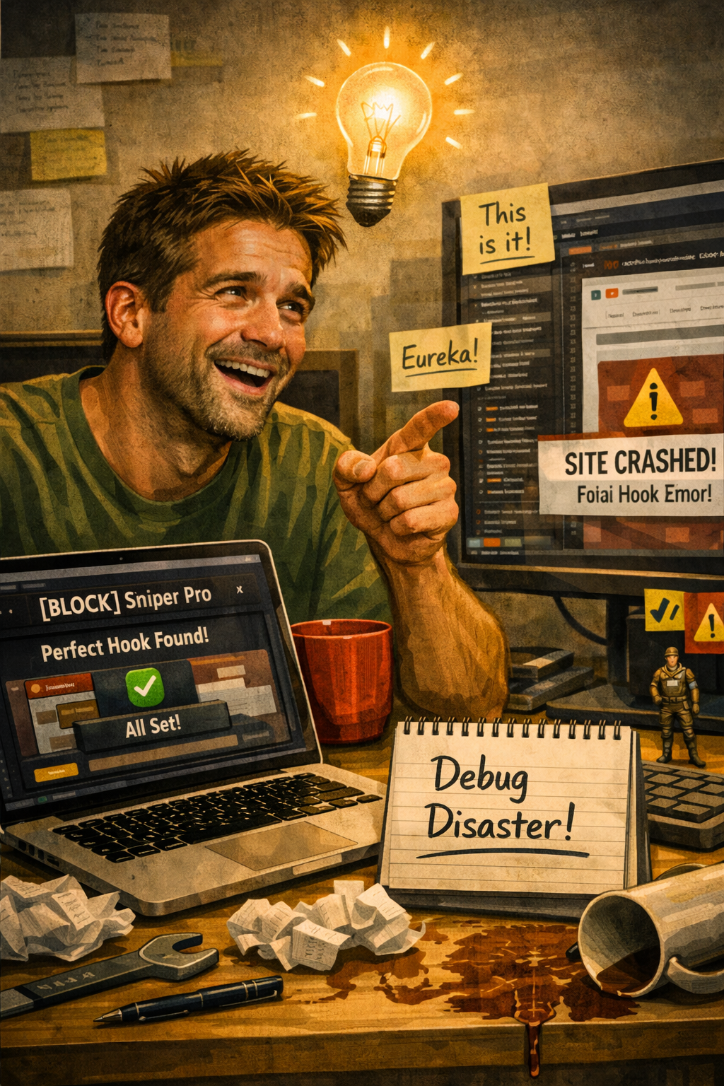 Developer discovering Sniper Pro